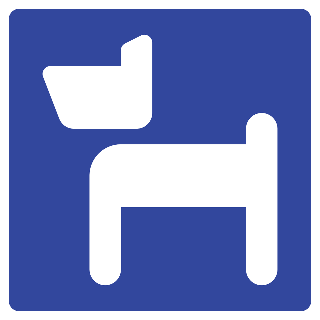 Señal SIS-88 Animal de compañía (Ingeniería, PTR, 61 X 61 CM)