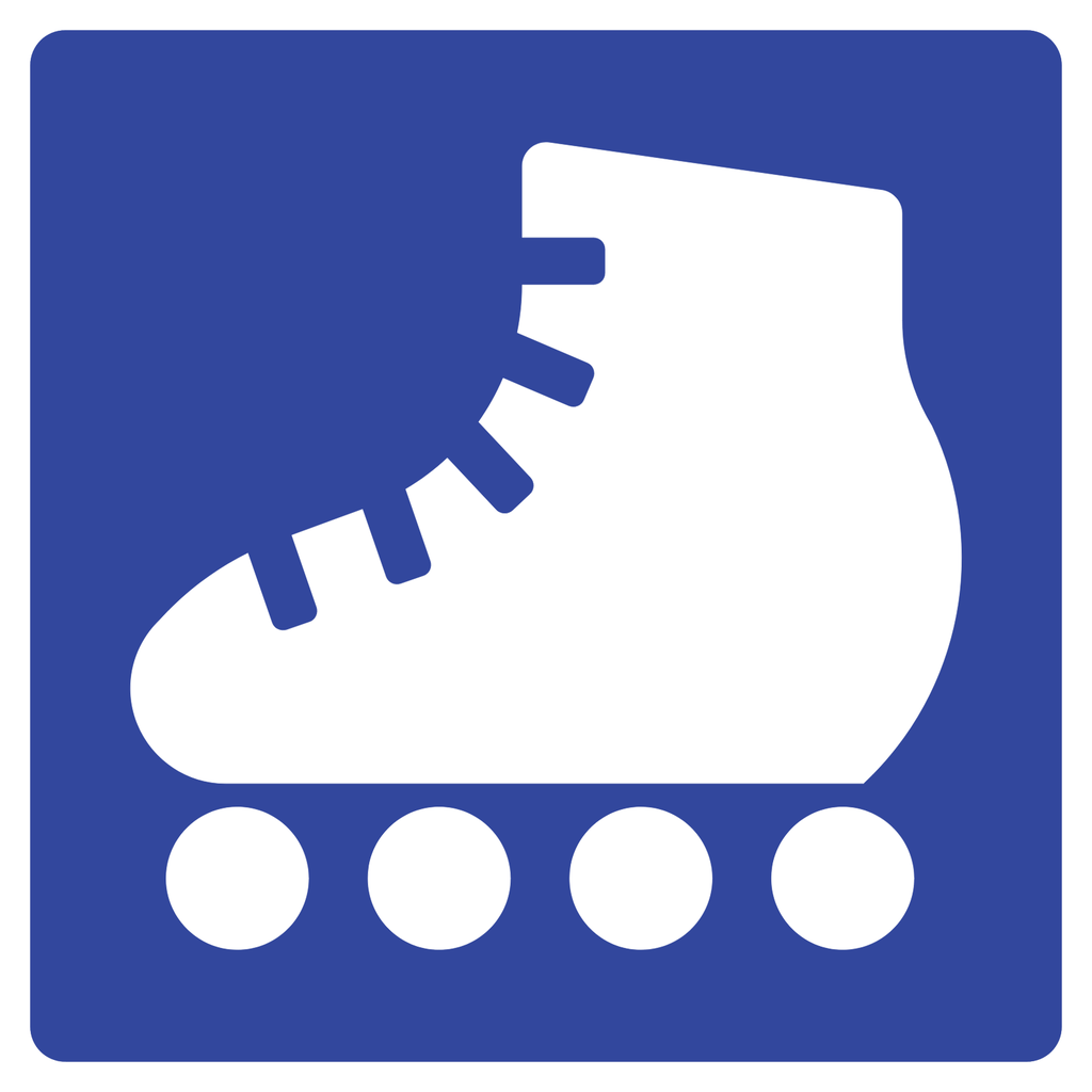Señal SIT-68 Patinaje (Ingeniería, PTR, 61 X 61 CM)