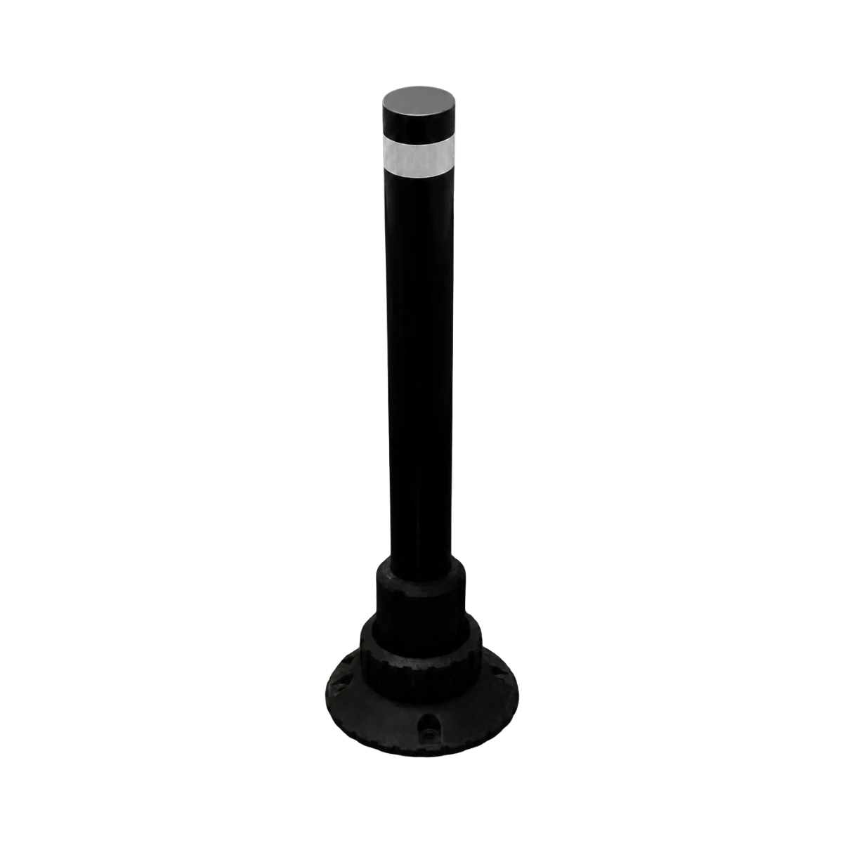 [BO-QP-AP-TR-4] Bolardo De Acero Pintado 4” con Reflejante