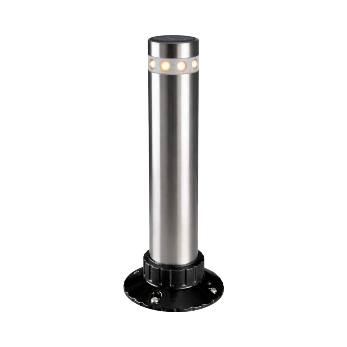 [BO-QP-AI-LED-6 INOX LUX-10] Bolardo Acero Inoxidable 6” con Luz