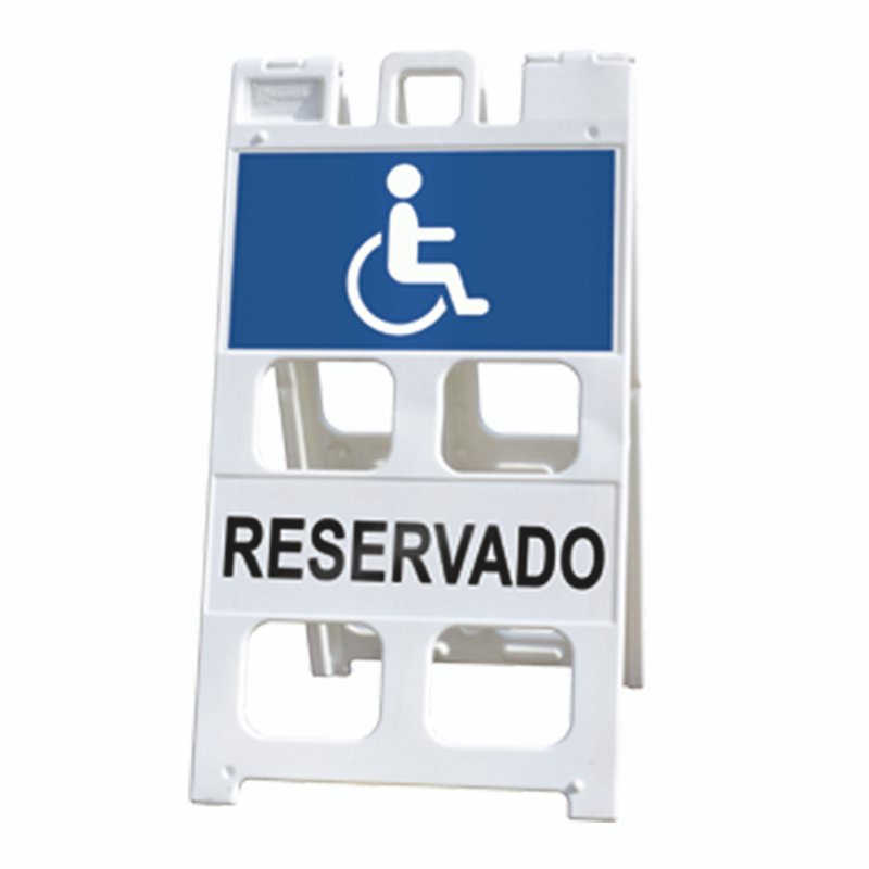 [CAB-114-B] Caballetes Dos Espacios (Sin Rótulos)