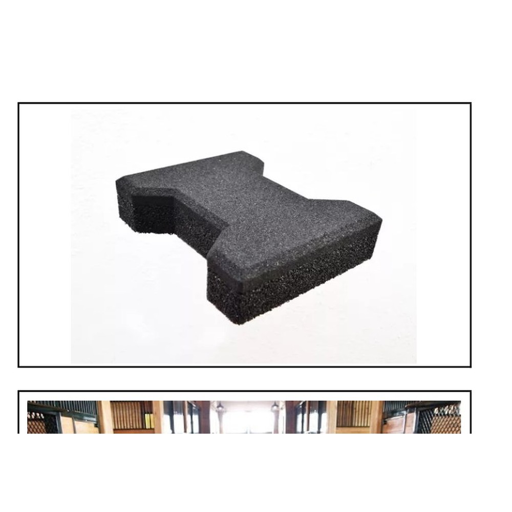 Adoquín de Caucho para Equino de 2.5 Cm