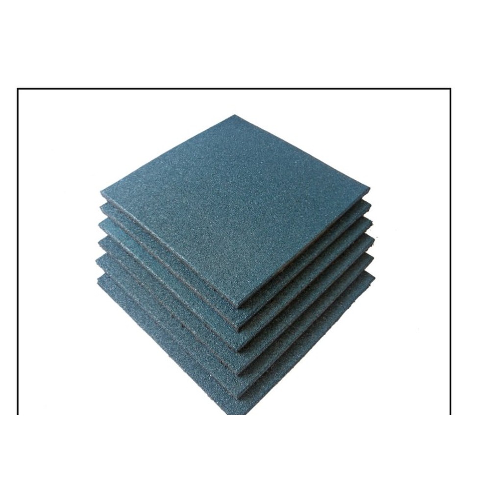 Loseta de Caucho Eco Gym 50 X 50 Cm de 2.5 Cm (Verde)