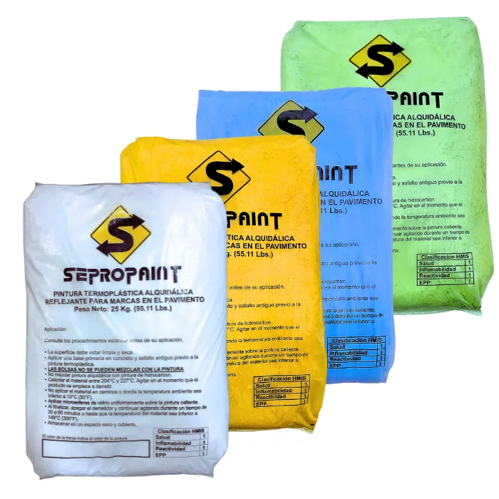 Pintura Termoplástica SICT tipo 1 para Extrusion
