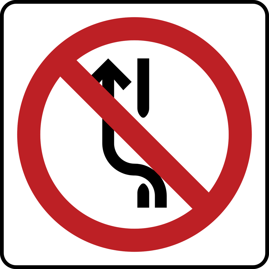 TABLERO PARA SR-35 PROHIBIDO CAMBIAR DE VÍA