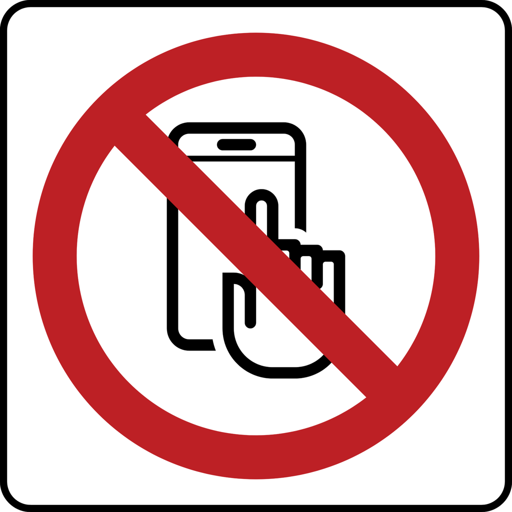 TABLERO PARA SR-51 PROHIBIDO USO DE DISTRACTORES (Ingeniería, 61 X 61 CM)