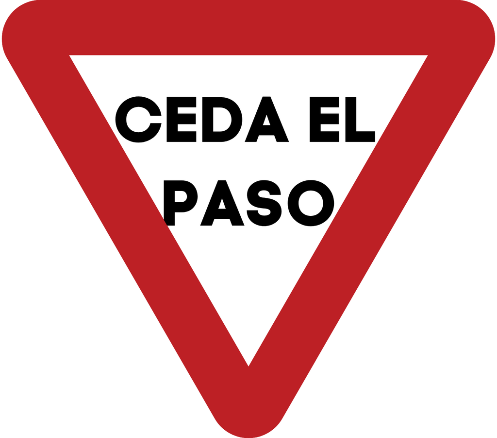 TABLERO PARA SR-7 CEDA EL PASO (Ingeniería, 61 X 61 CM)