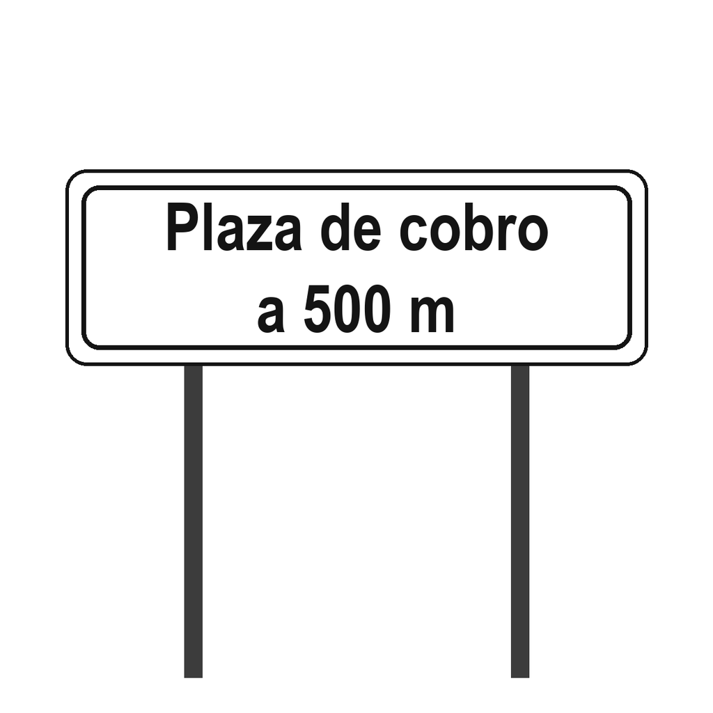 Señal SIG-10 Control (Ingeniería, PTR, 30 X 147 CM)