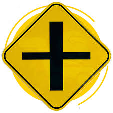 SEÑAL SP-11 (INTERSECCIÓN A NIVEL) (INGENIERIA, ANGULAR, CAL 16, CON ANTIGRAFITI, CIUDAD, 61 X 61 CM)