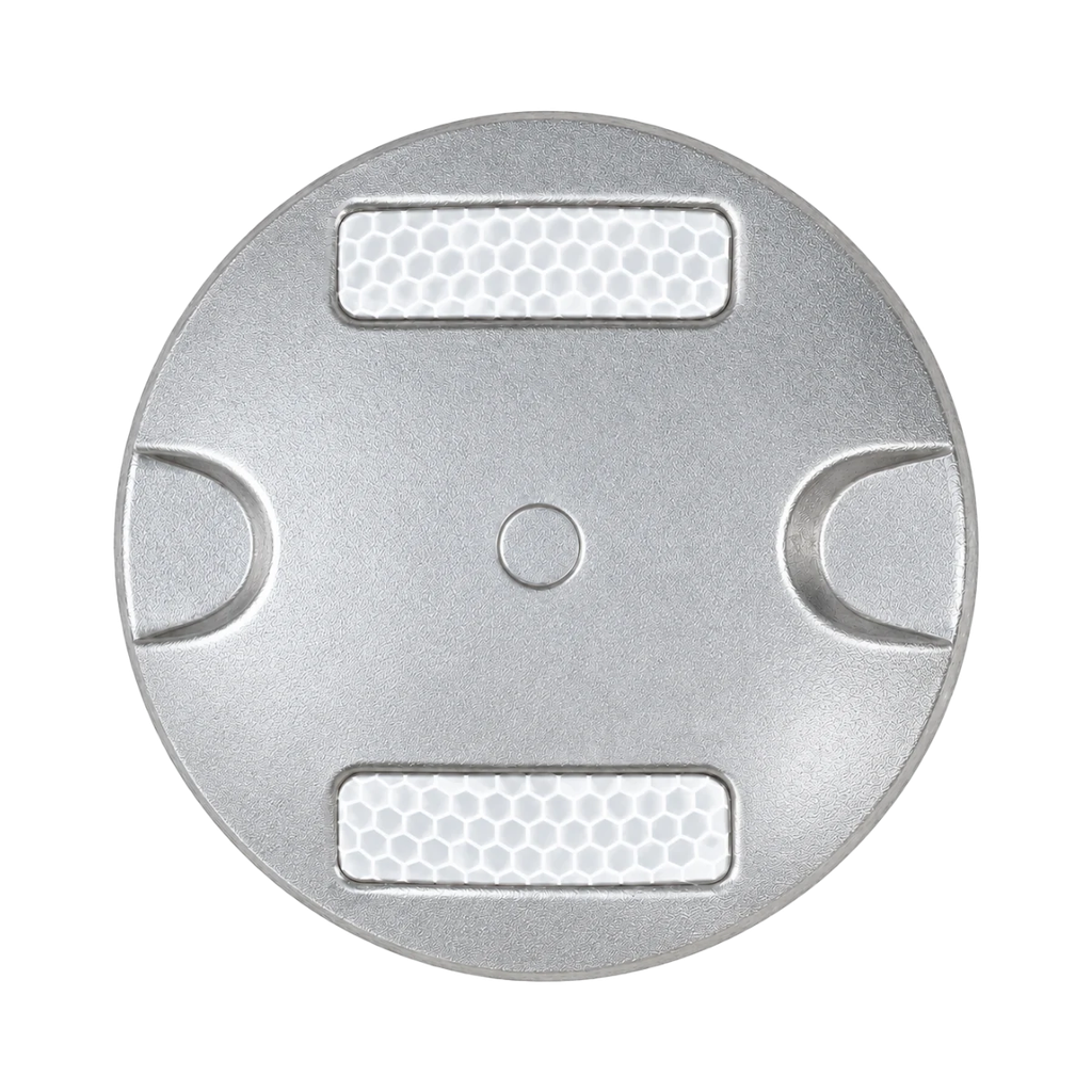 Botón Aluminio con 2 Caras Reflejantes BOT-ALR