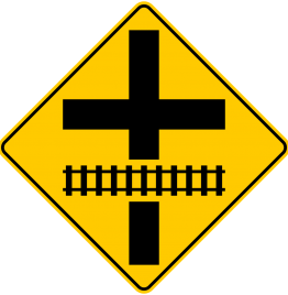 SEÑAL SP-35A (INTERSECCIÓN VIAL PRÓXIMA A CRUCE 
CON VÍA FÉRREA)