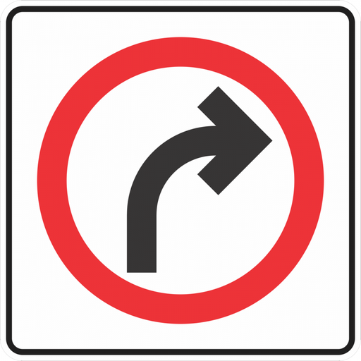 SEÑAL SR-10 (VUELTA CONTINUA DERECHA)