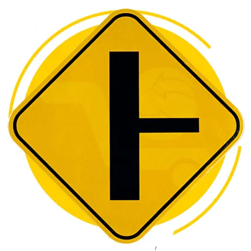 SEÑAL SP-12 (INTERSECCIÓN EN T)
