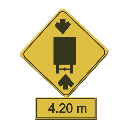 SEÑAL SP-25 (ALTURA LIBRE)