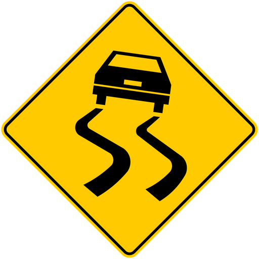 SEÑAL SP-28 (SUPERFICIE DERRAPANTE)