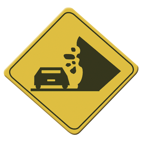 SEÑAL SP-30 (ZONA DE DERRUMBES)